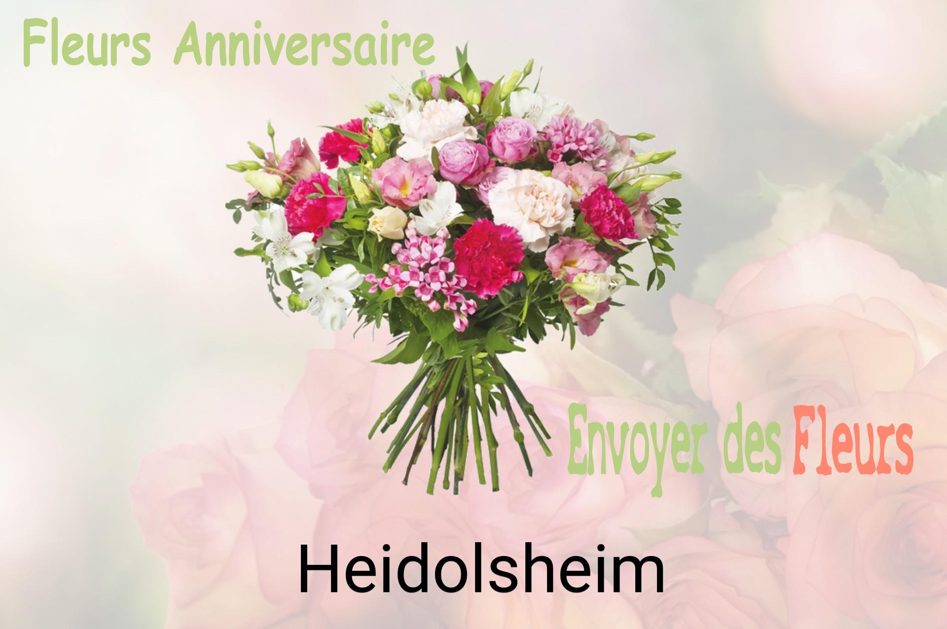 Bouquet de fleurs d’anniversaire livré à Heidolsheim